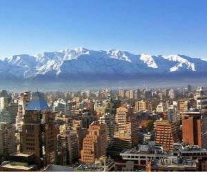 Puzzle Σαντιάγο, πρωτεύουσα της Χιλής